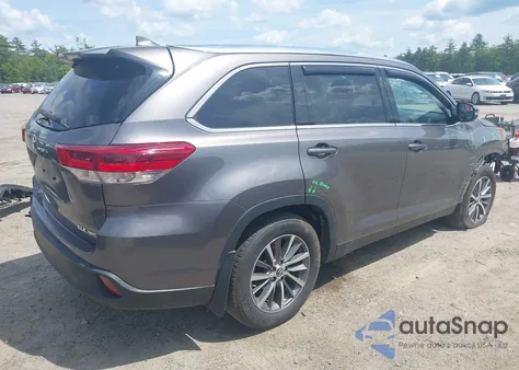 2019 Toyota Highlander Xle from USA, damaged, VIN 5TDJZRFH7KS564434